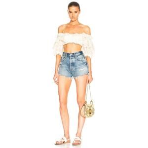 Moussy Vintage Chester High Rise Jean Short Size 26